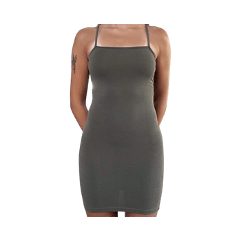 Khakinvihreä bodycon-minimekko XS/S – bile / kesä / trendi