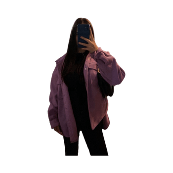 violetti overshirt-takki