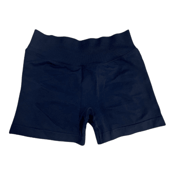 Navy seamless gym shorts