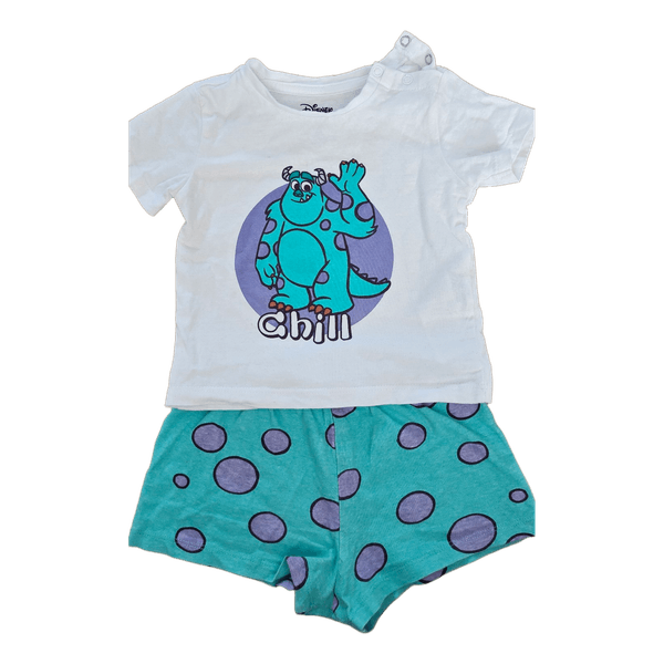 Lasten Disney pyjamasetti koko 86