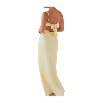 Yellow maxi dress