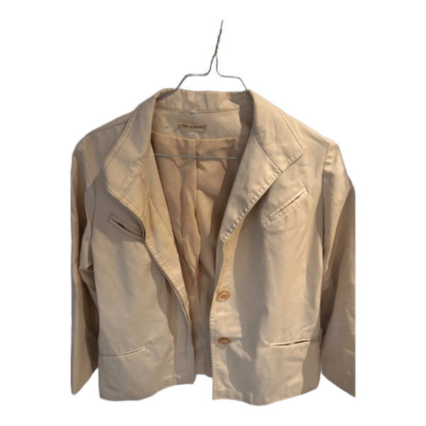 Beige blazer jakke