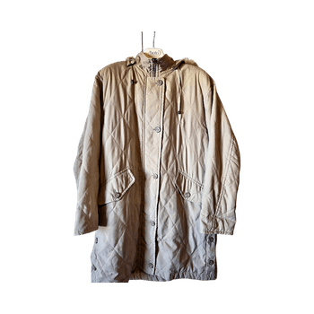 Beige parkatakki