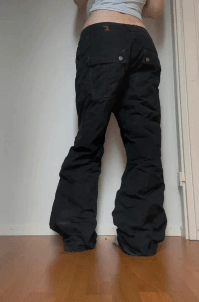 Wide leg trousers