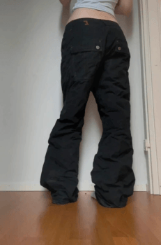 Wide leg trousers