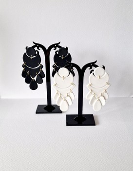 Handmade Øreringe af polymerler — Secondhand Øreringe — 30,00