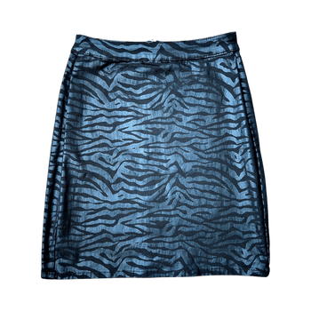 Black patterned mini skirt by Vila