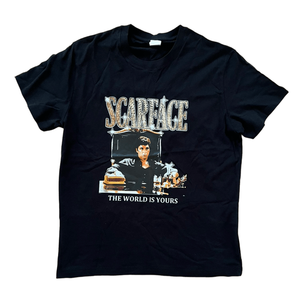 Scarface juodi marškinėliai