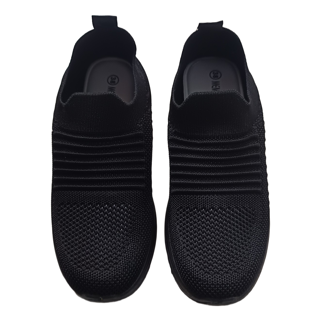 Orso Sorte strikkede slip-on-sneakers, Størrelse 38 — Secondhand ...