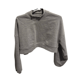 Cropped crewneck sweatshirt