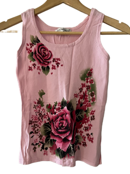 Floral sleeveless top