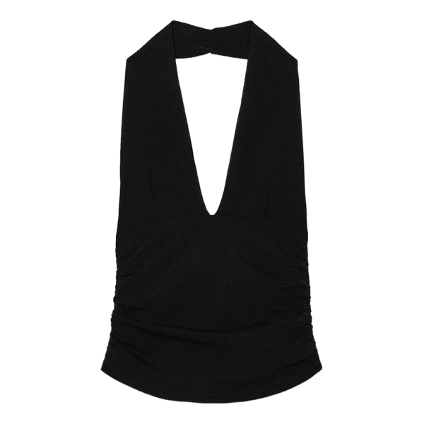 Sort halterneck top