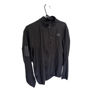 Black Adidas running jacket