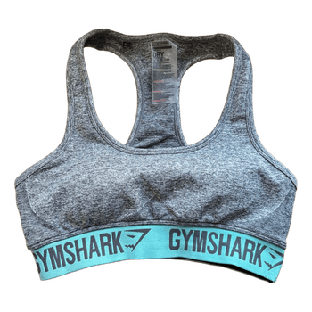 Grey Gymshark sports bra