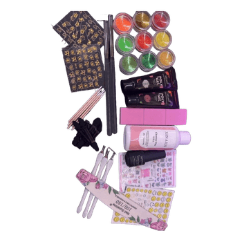 Nail art supplies kit