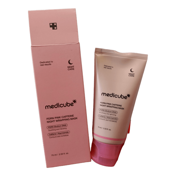 Medicube pink caffeine mask