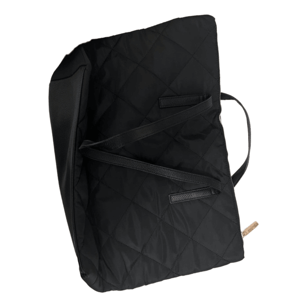Accessorize Black quilted tote bag