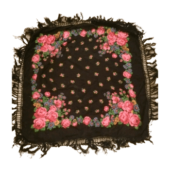 Vintge 100% villaa huivi scarf