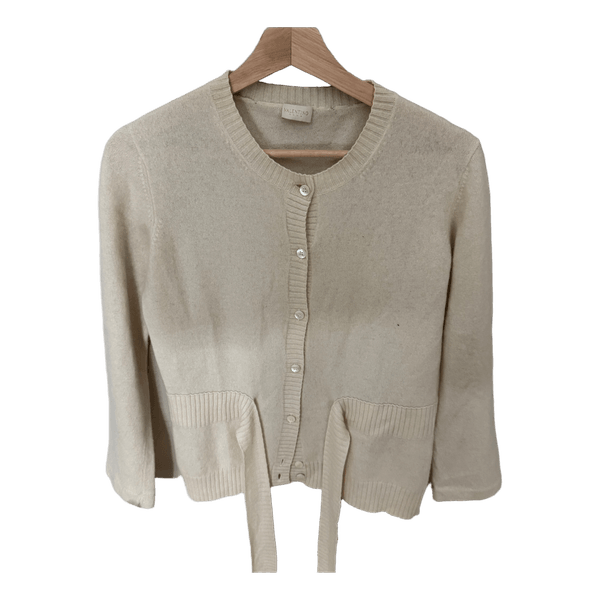 Valentino Roma Kashmirkofta / Dam – 100% Kashmir / Crème/Ivory