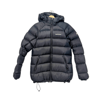 Tummansininen untuvatakki