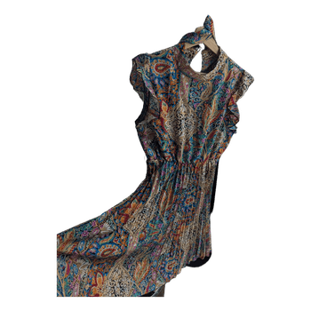 Paisley print dress