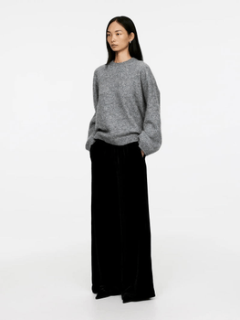 Relaxed velvet trousers