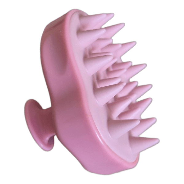 Pink hair massager