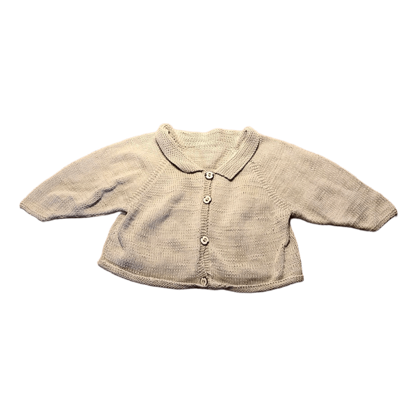 Strikket cardigan til baby