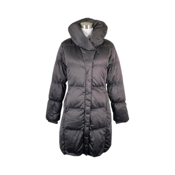 InWear black long down coat 80% down EU 36