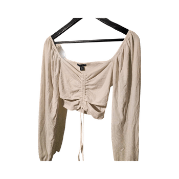 Valkoinen off-shoulder toppi