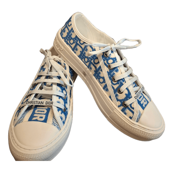 Christian Dior blue sneakers