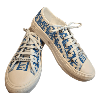 Christian Dior blue sneakers