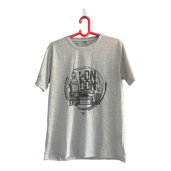 Grey London print t-shirt