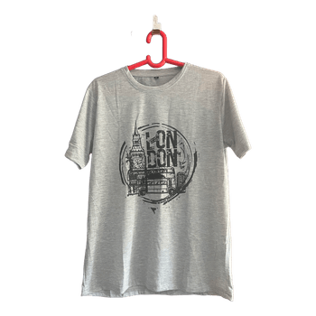Grey London print t-shirt