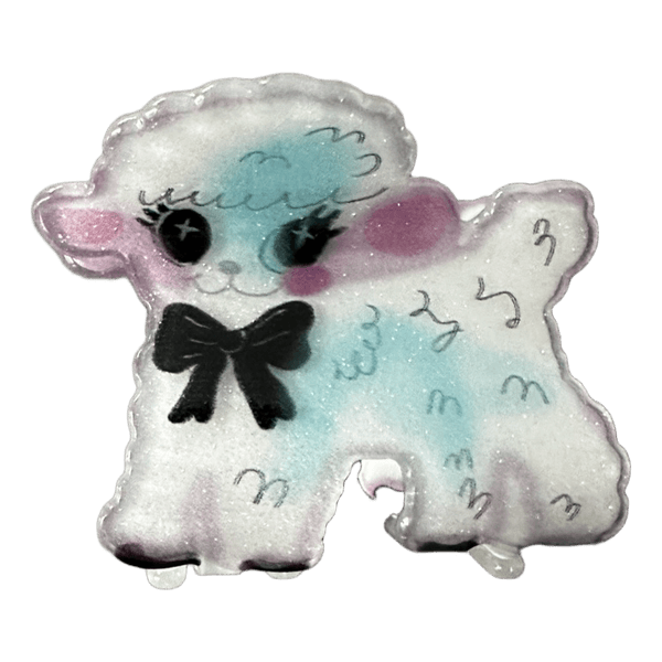 Lamb hair claw clip
