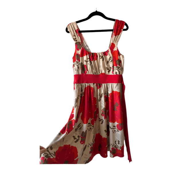 Floral print summer dress