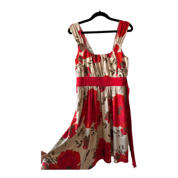 Floral print summer dress