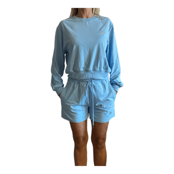 Blue matching shorts set