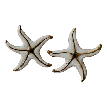 Starfish stud earrings