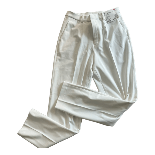 Valkoiset Uniqlo suorat housut