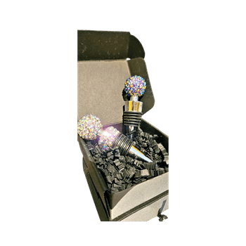 Crystal wine bottle stoppers,