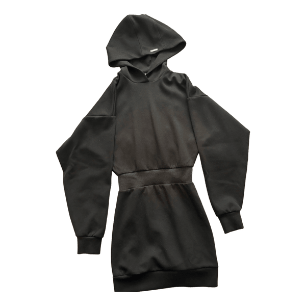 Black hoodie dress