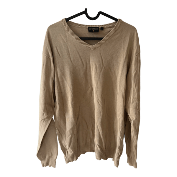 Beige Cottonfield v-neck sweater