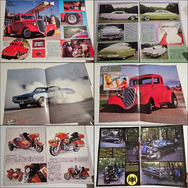 V8 Magazine 80-luku juliste auto lehti keräily