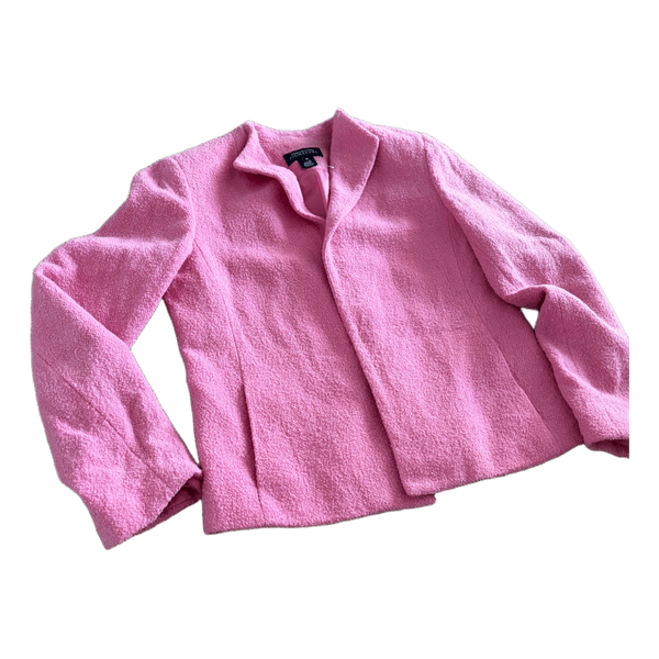 Pink wool blazer