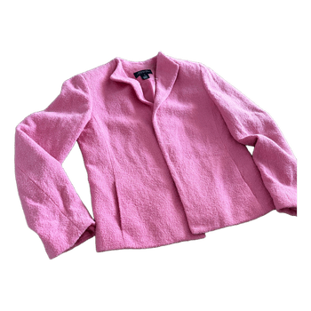 Pink wool blazer