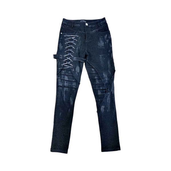 Mustat Devil Fashion MachineHead -farkut