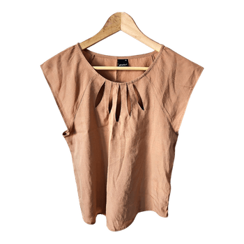 Gina Tricot ruskea toppi