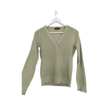 Mexx vaaleanvihreä ribbineulepaita