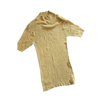 Keltainen silkkineule S 